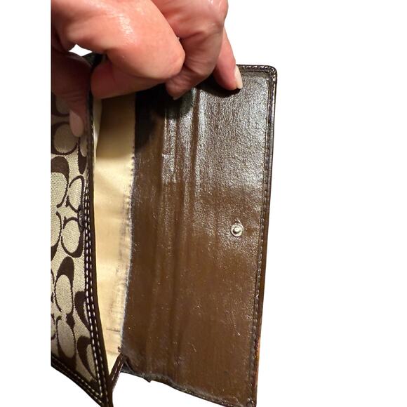 Coach vintage signature logo wallet (refurbished) - Picture 4 of 4
